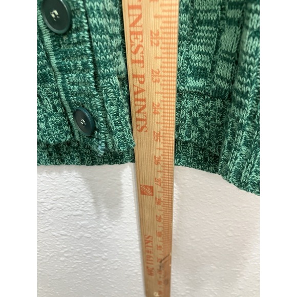 Kmart Vintage 1970s HOLIDAY GREEN 100% Acrylic Button Cardigan Size Small - Picture 8 of 8